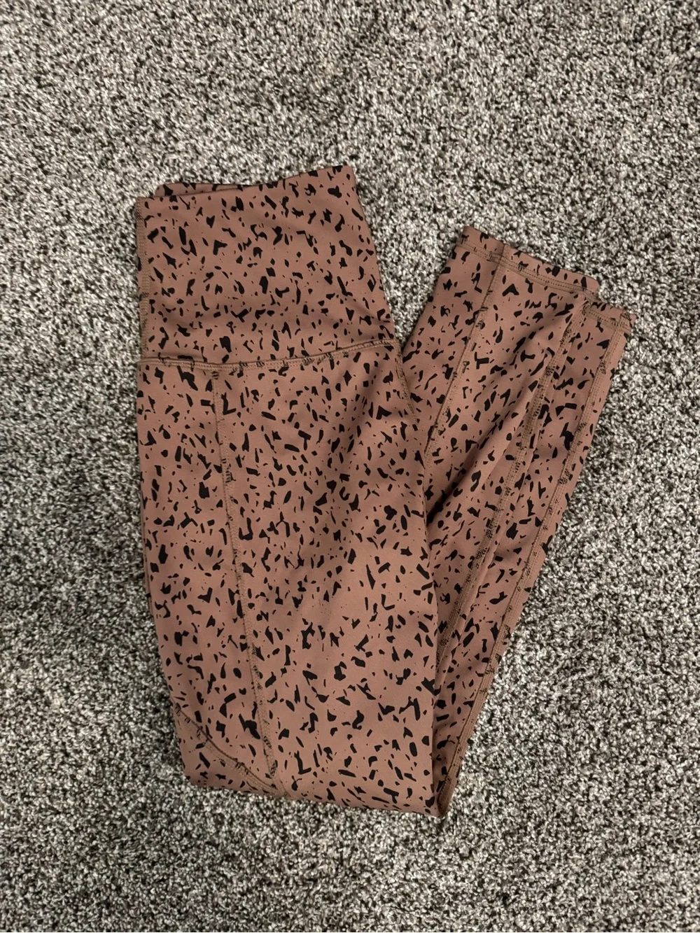 Brown Speckle High-Rise Leggings - Picture 3 of 3